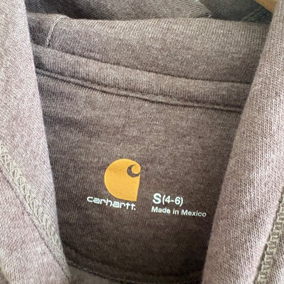 Carhartt Pullover Midweight Hooded Jacket Purple Mauve Women’s Size S - Picture 9 of 10